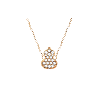 Round Diamond Gourd Pendant Bracelet