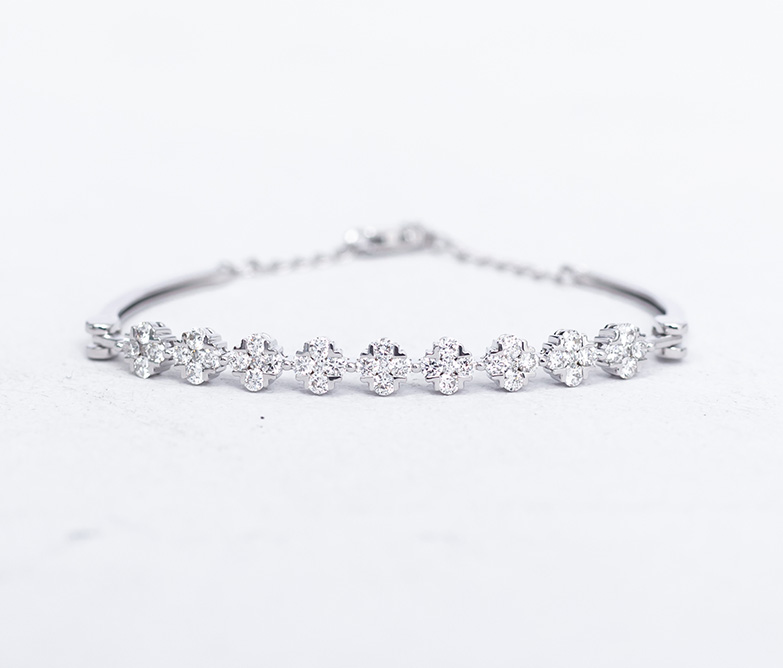Diamond Bangle Bracelet