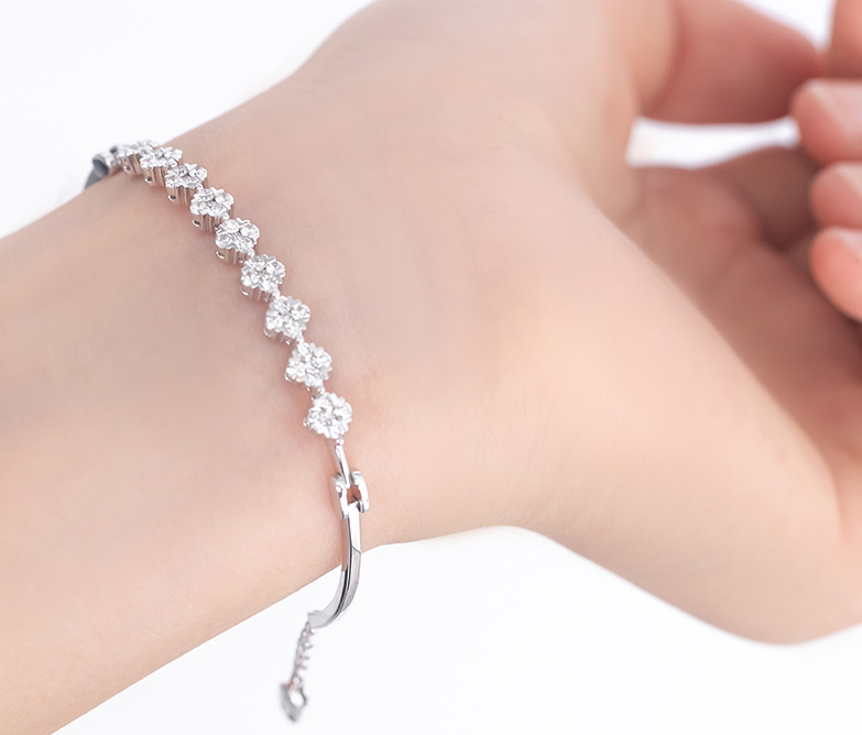 Diamond Bangle Bracelet