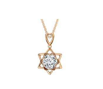 Flower Solitaire Pendant Necklace
