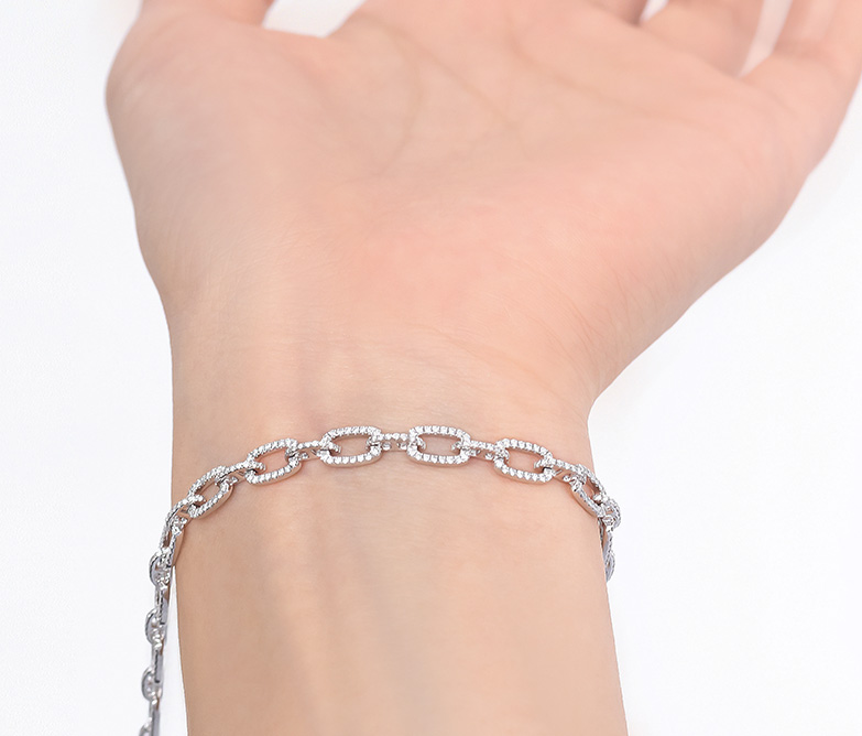 Luxe Diamond Link Bracelet