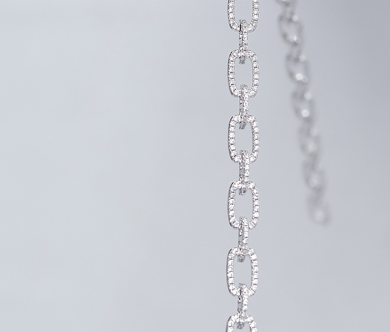 Luxe Diamond Link Bracelet